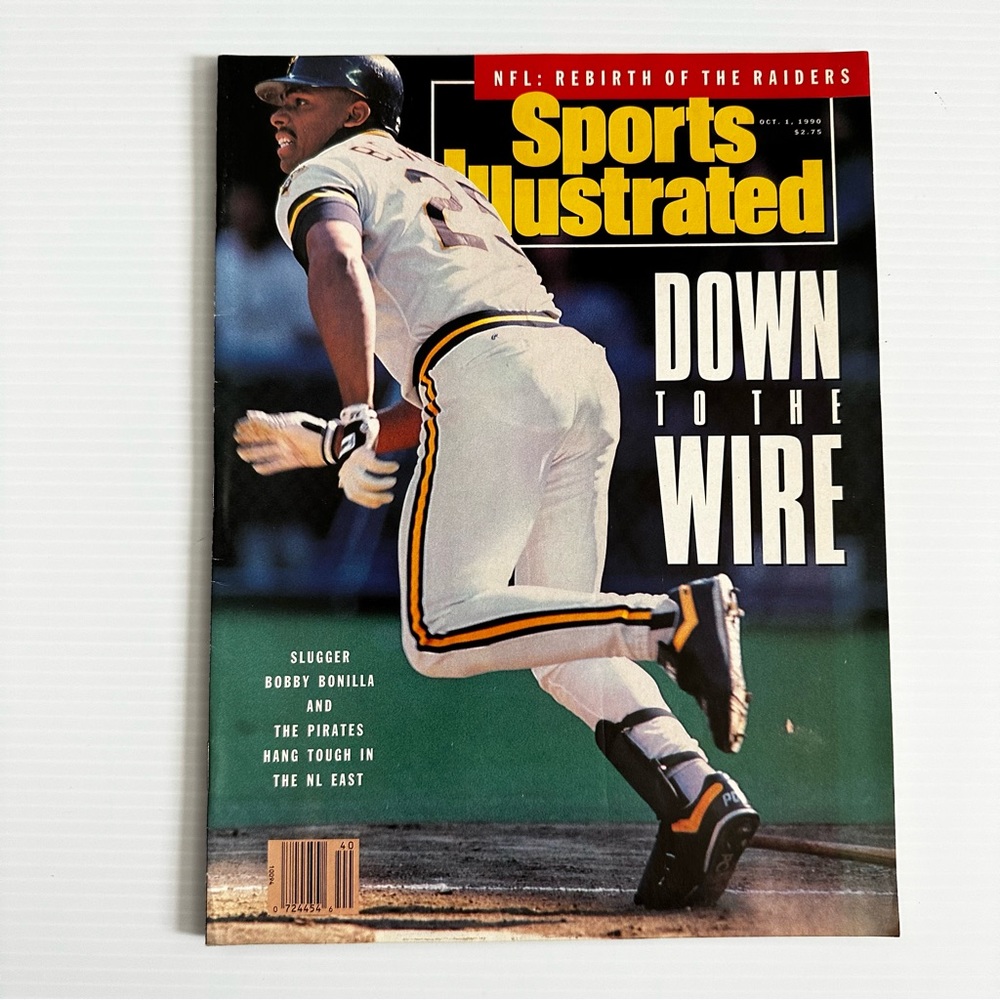 Bobby Bonilla Pittsburg Pirates Sports Illustrated Magazine October 1, 1990